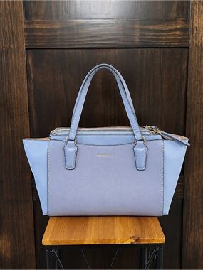 Fiorelli Lavender Blue Tote Handbag with Dual Handles